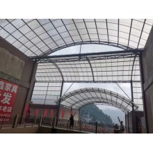 大跨度鋼架，網(wǎng)架采光頂棚用輕型防火阻燃陽光板耐力板聚碳酸酯板